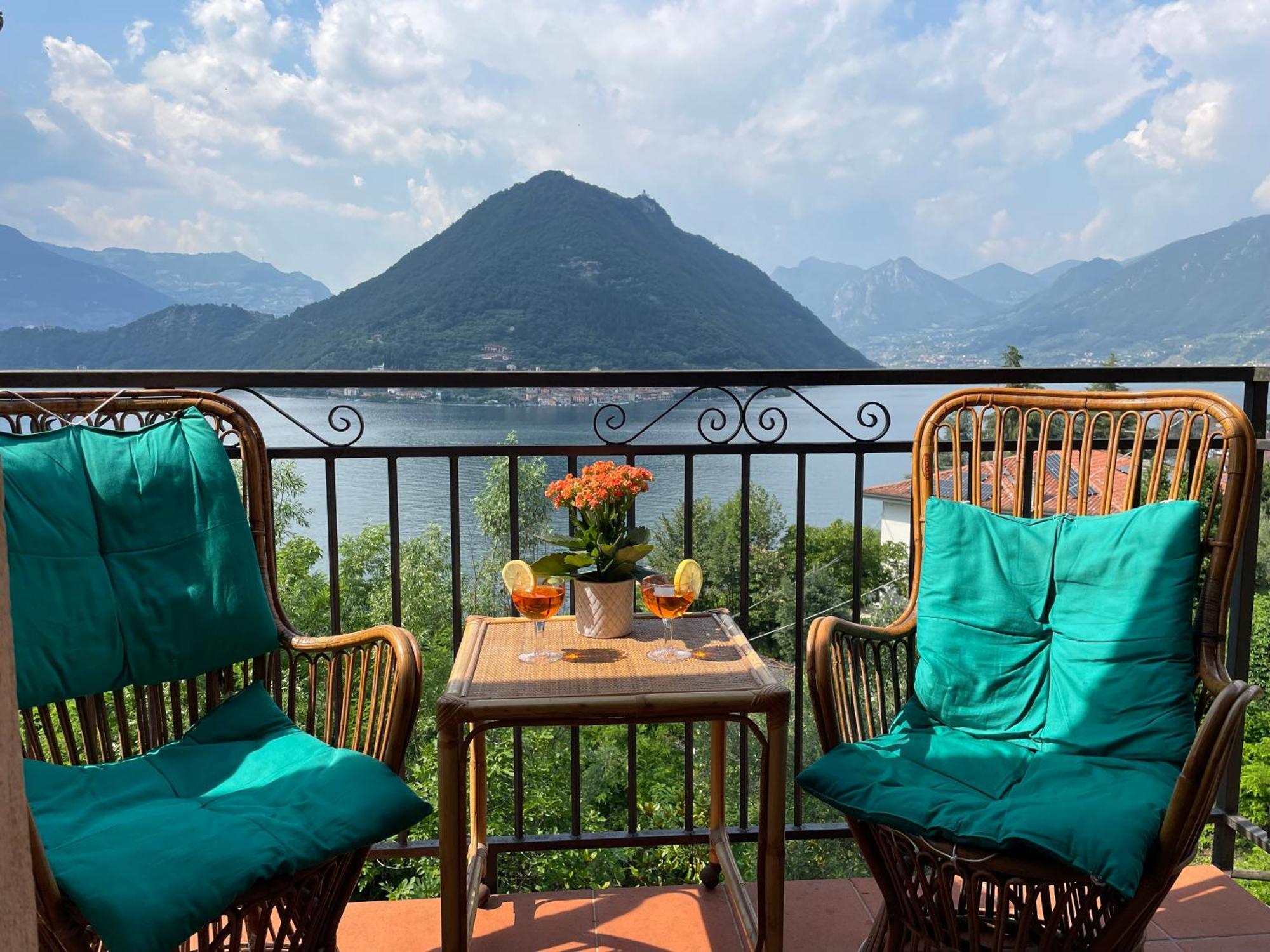 Appartamento Lake View Di Villa Giuliana Сульцано Экстерьер фото